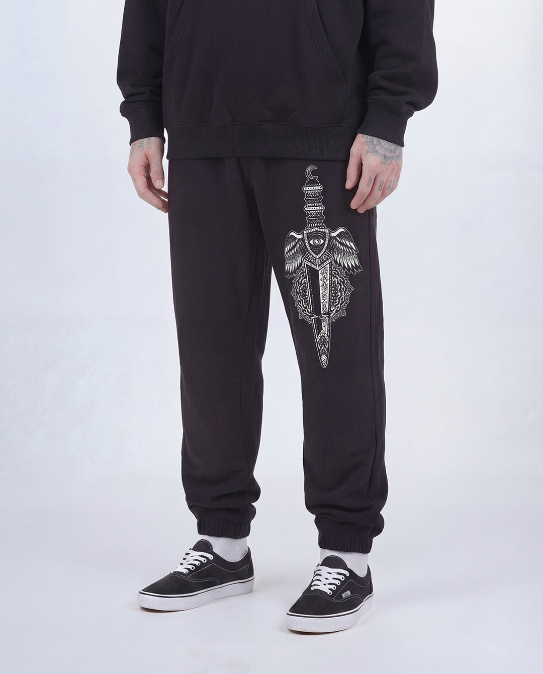 Sacred Dagger Black Joggers