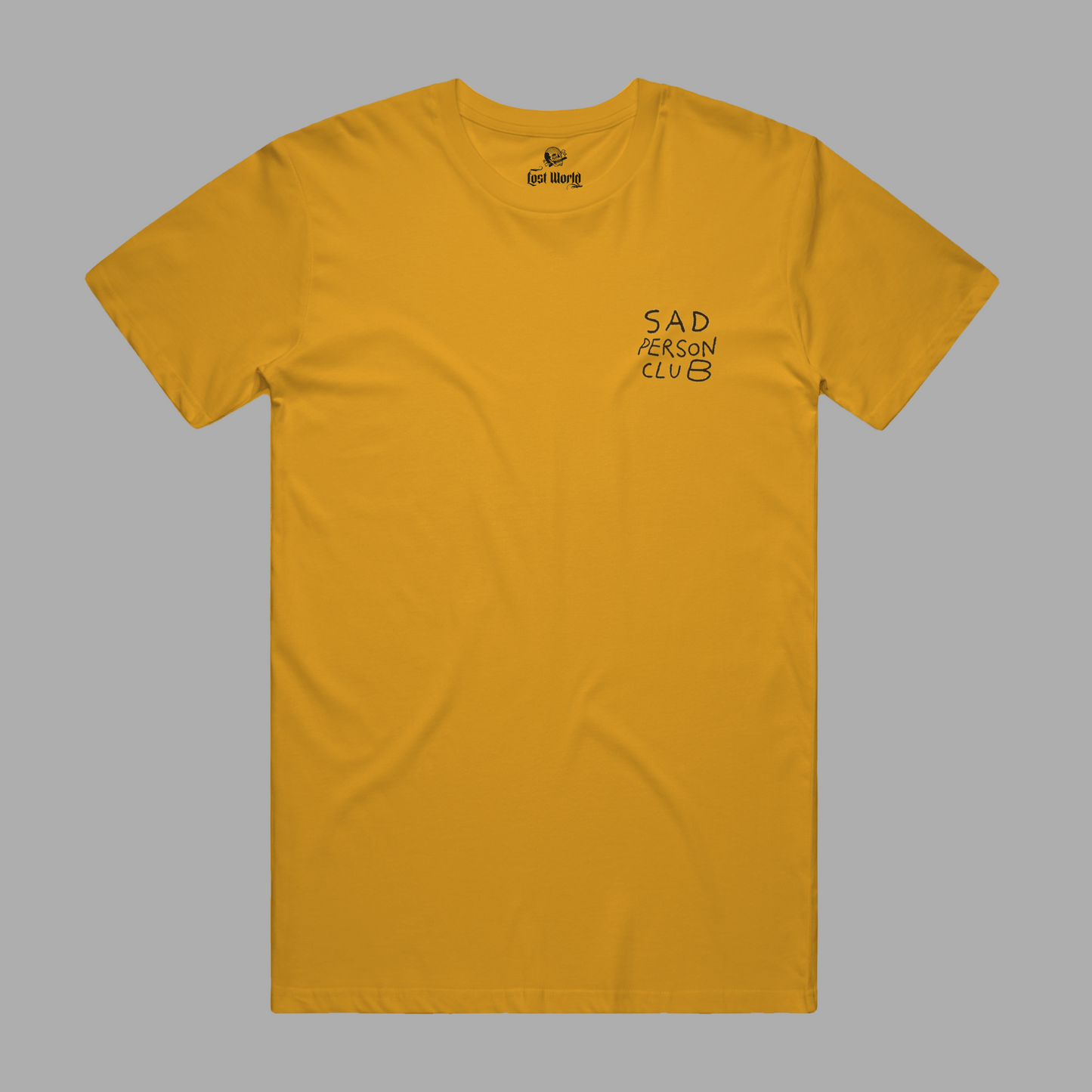 Sad Person Club Yellow Tee