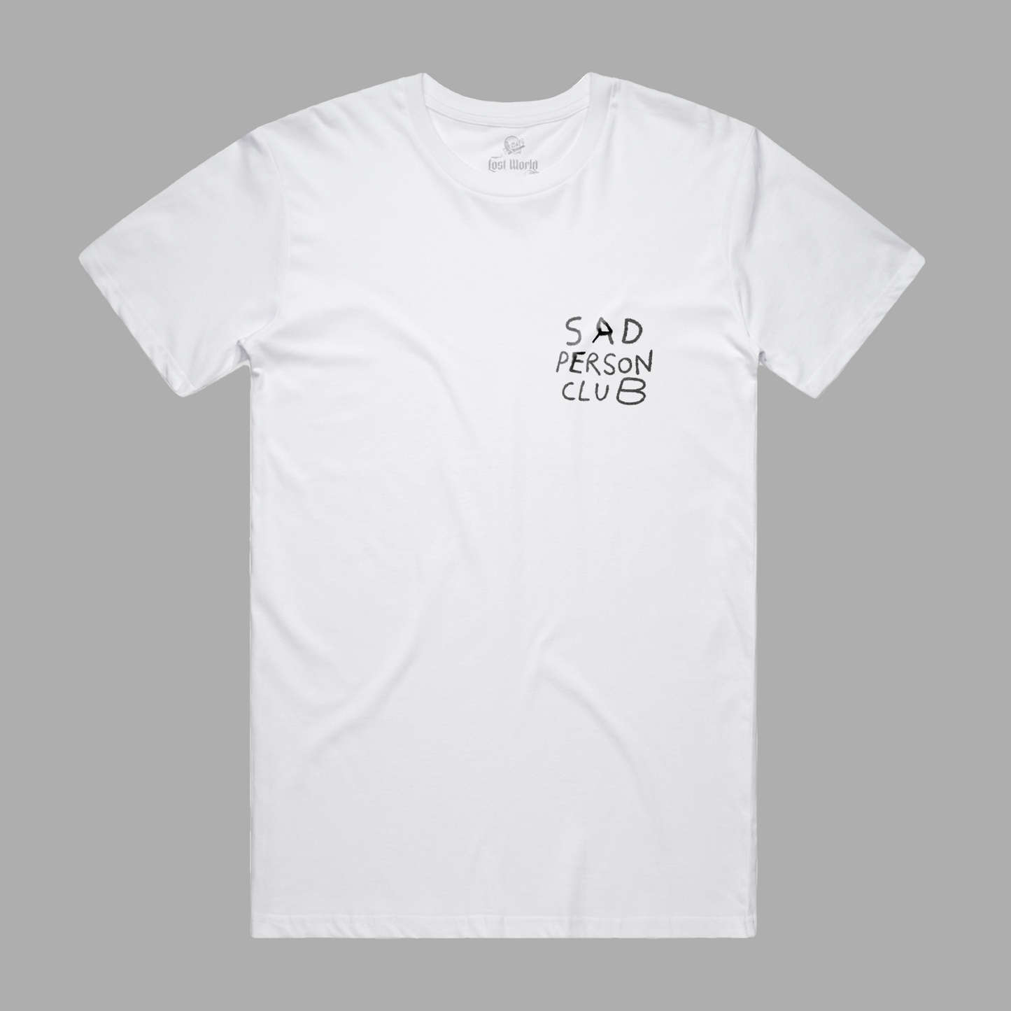 Sad Person Club wit T-shirt