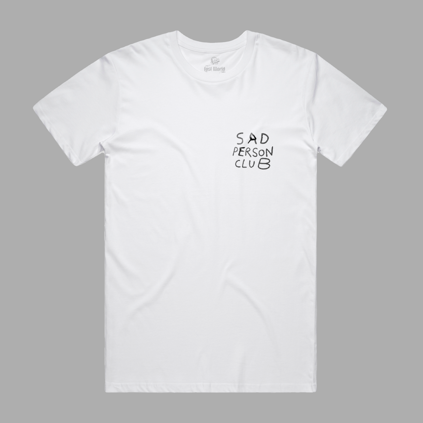 Sad Person Club White Tee