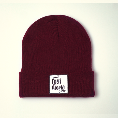 Gorro burdeos White Label