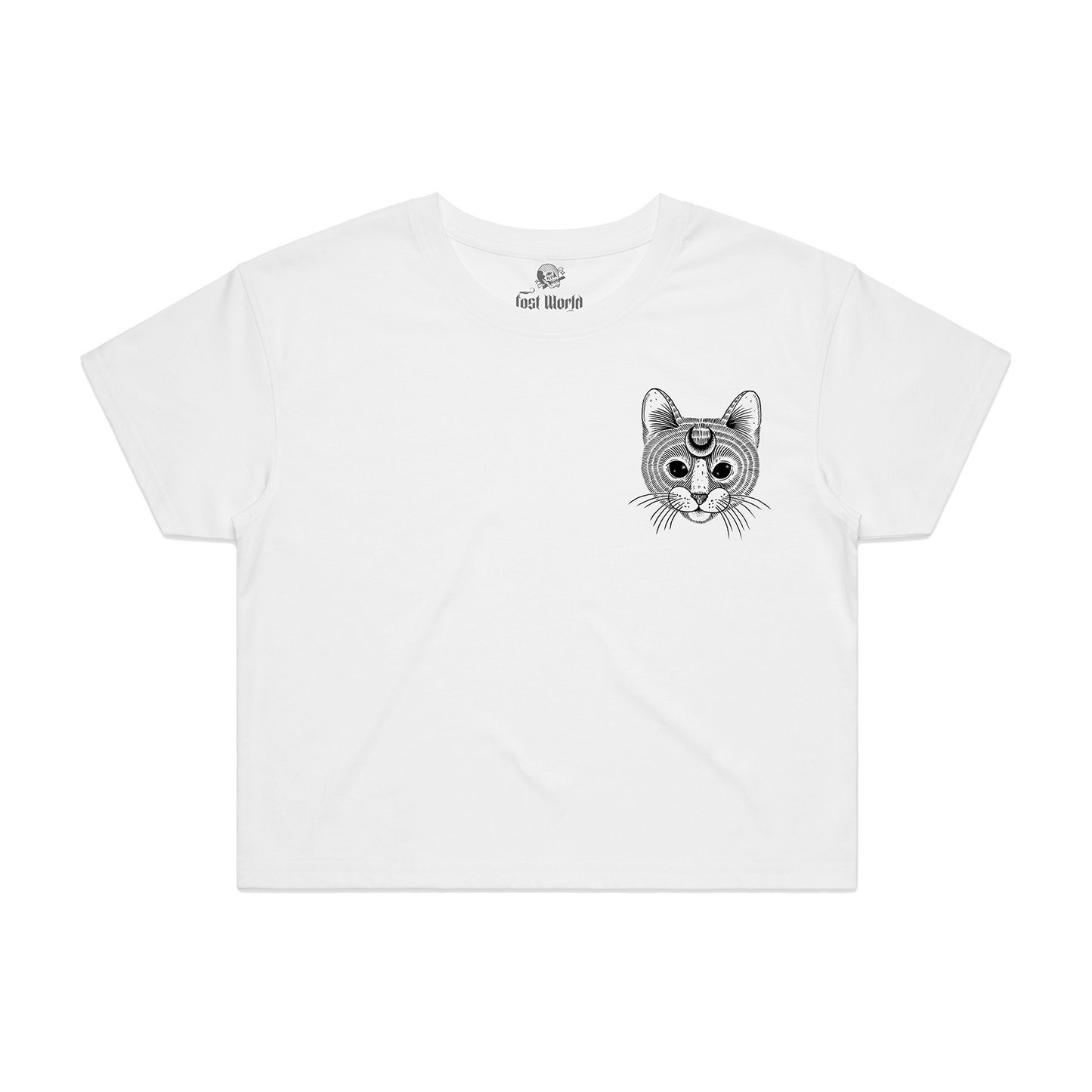 Evil Kitty Crop Top