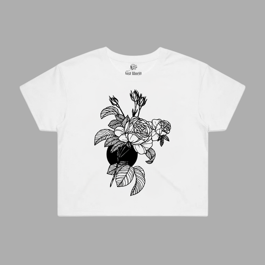 Roses Crop Top