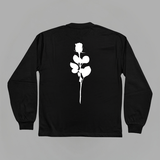 Rose Heavy Black Long Sleeve