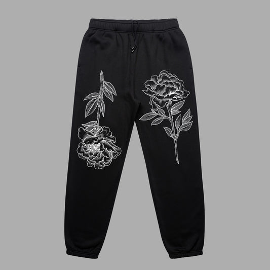 Peonie Black Joggers