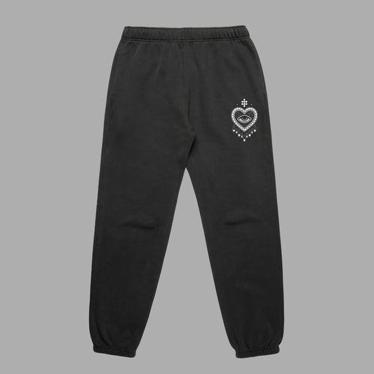 Bleeding Heart Black Joggers