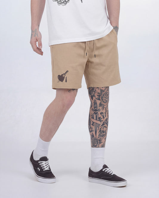 Short de marche Life Sux kaki