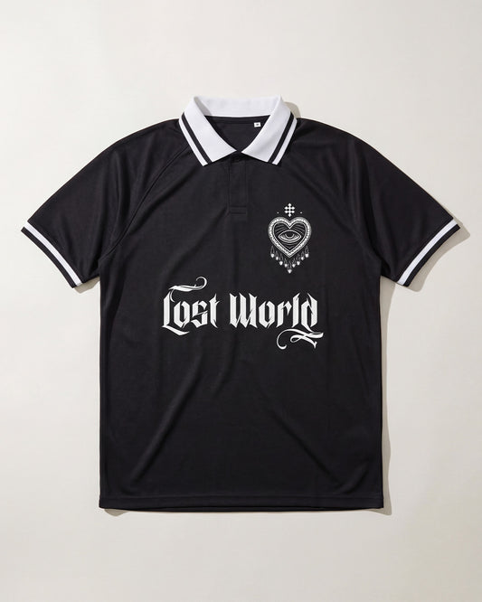 LW Black Football Top