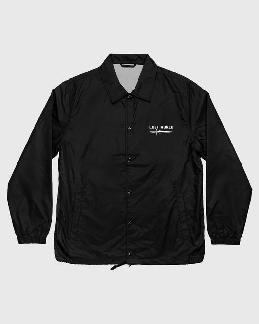 LW Dagger Embroidered Black Coach Jacket