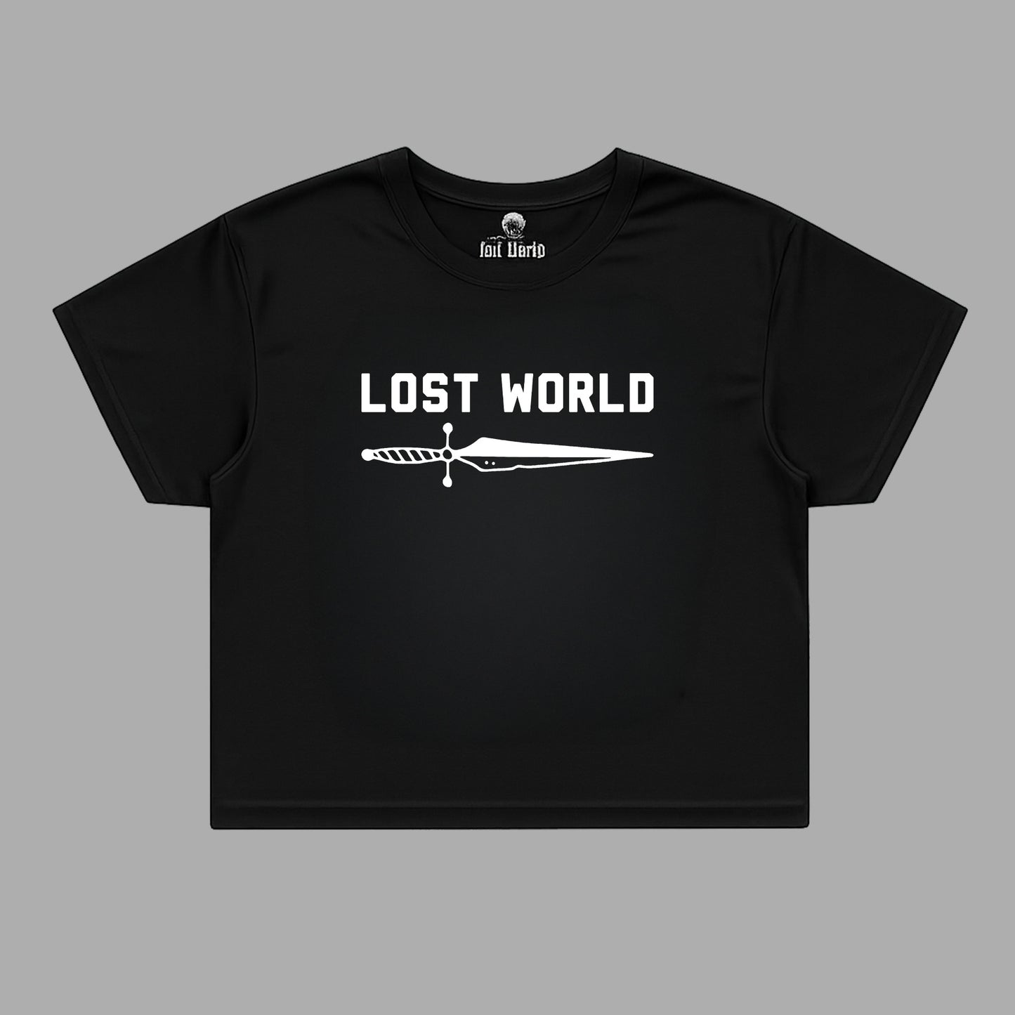 Dagger Black Crop Top