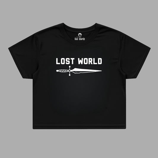 Dagger Black Crop Top