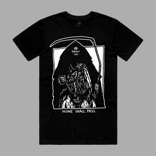 None Shall Pass Black t-Shirt