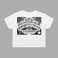 Ouija White Crop Top