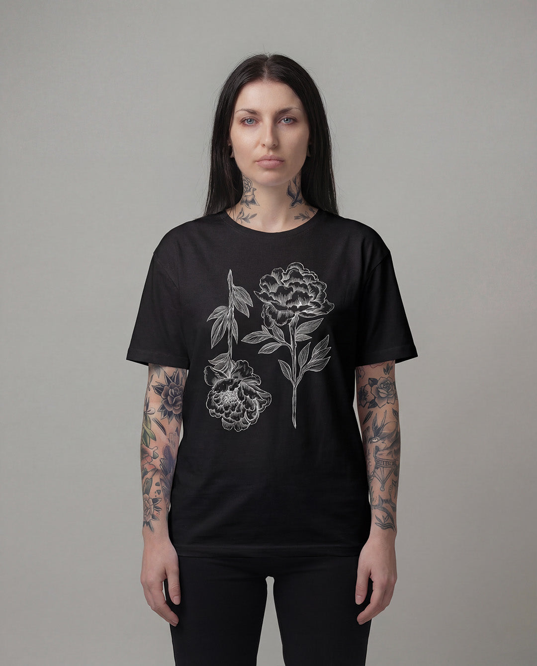 Pfingstrosen (Schwarz)