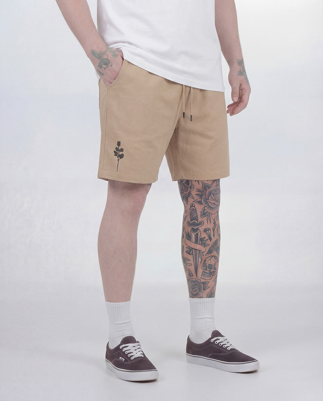 Roses Khaki Walk Shorts