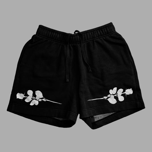Rose Relax Track Shorts Black