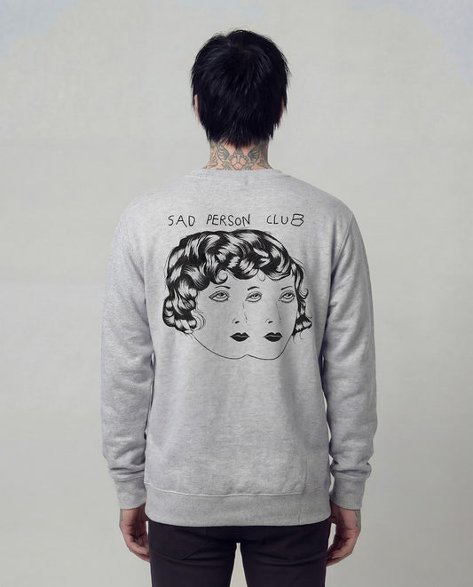 Sad Person Club Gris Crew