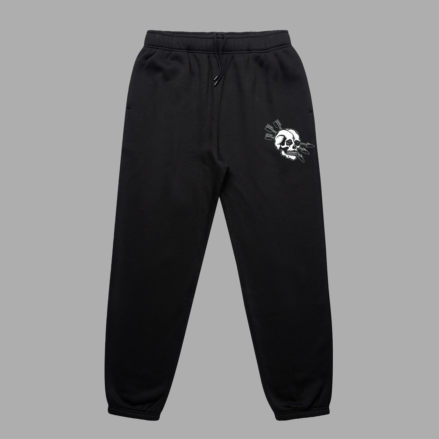 Skull Arrow Black Joggers