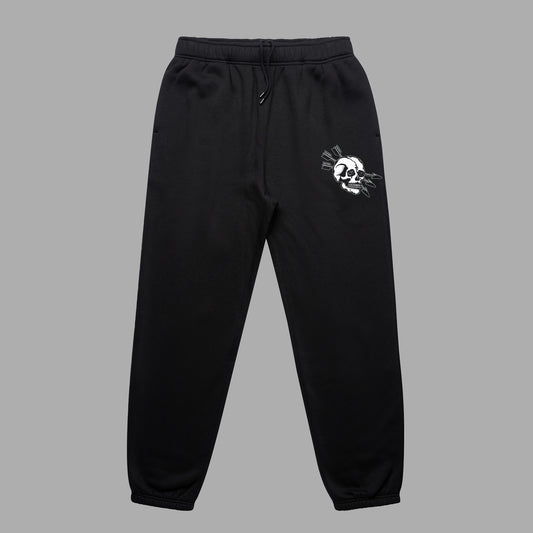Skull Arrow Black Joggers
