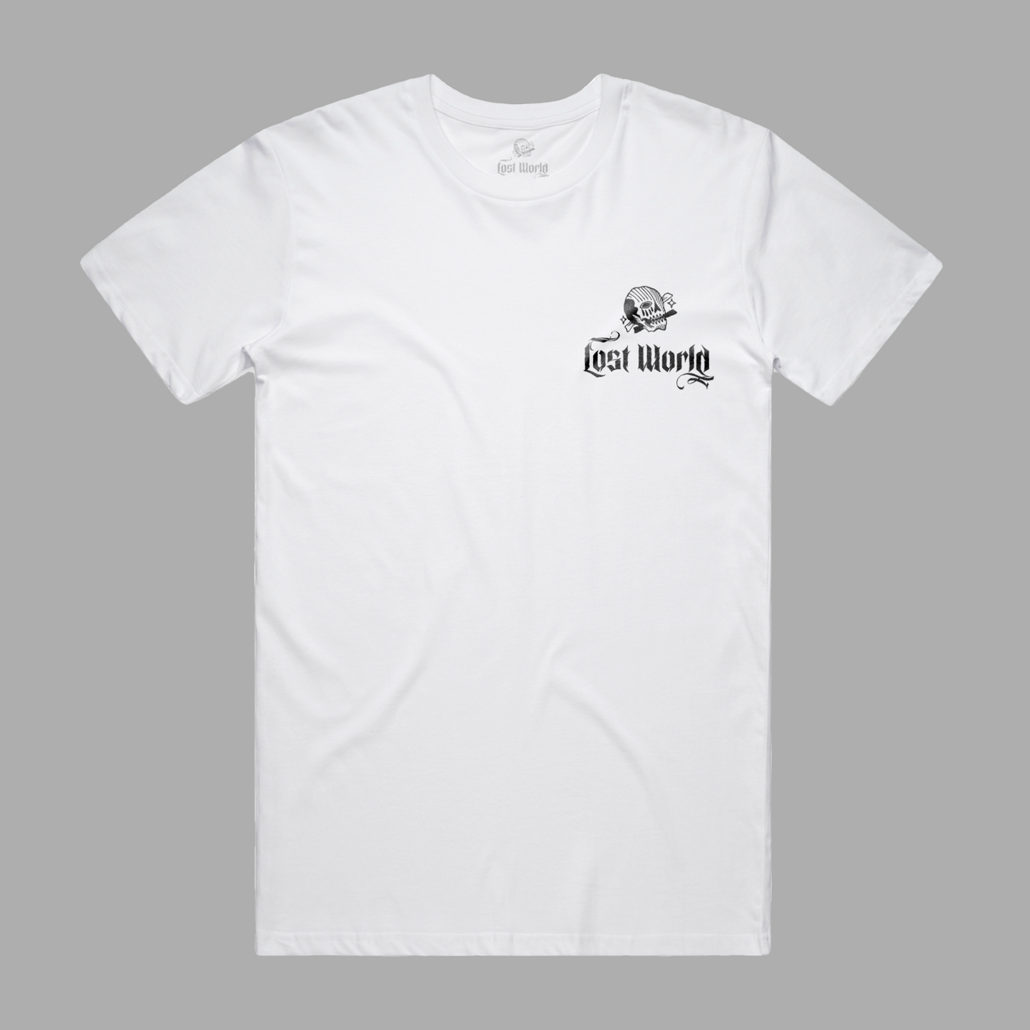 Camiseta con logo Blanco/Negro