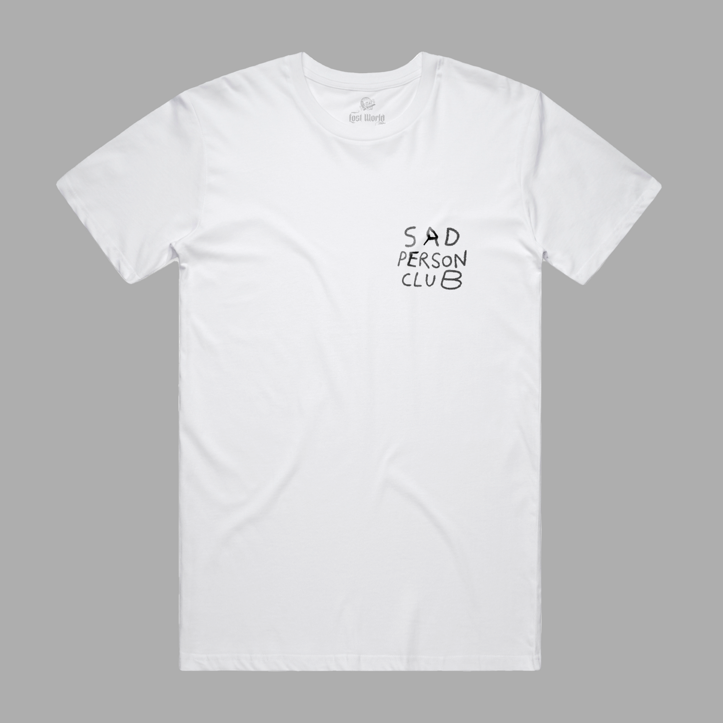 T-shirt blanc Sad Person Club